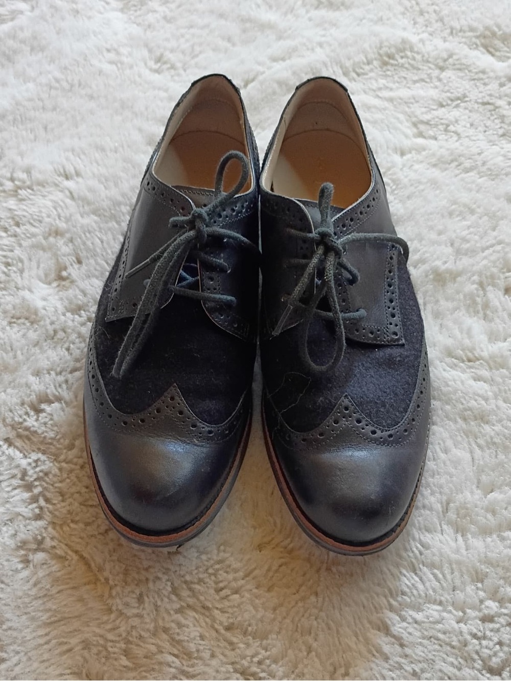 Cole Haan Classic Women's Wingtip Oxford in Black Size 10B
